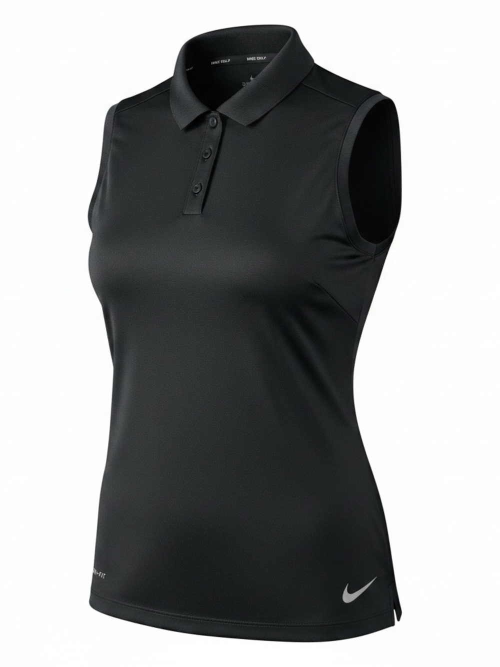 Nike NWOT Black Dri-FIT Golf Polo Tank